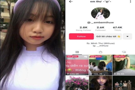 Sex nữ sinh Thư mới chơi tik tok đã lộ clip sex